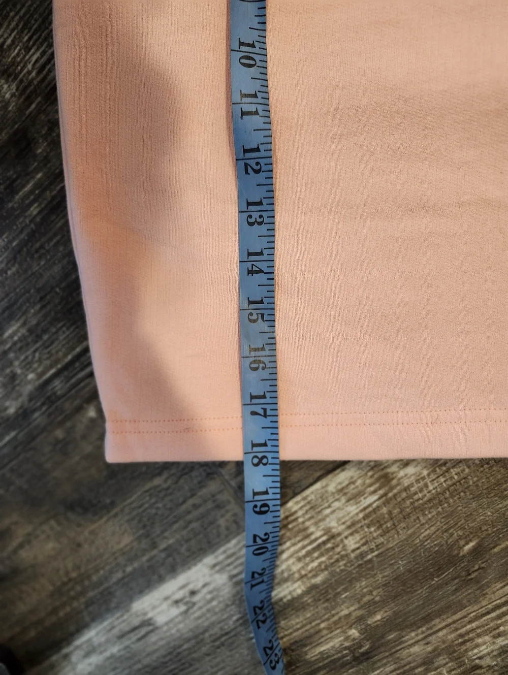 American Apparel California Fleece Mini Skirt – XL – Peach Drawstring Sporty Cas